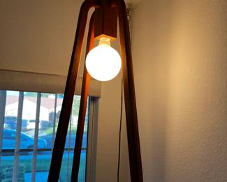 Wooden ceiling hanging lamp