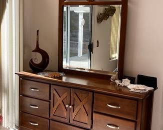 beautiful dresser with mirror