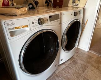Whirlpool washer and dryer