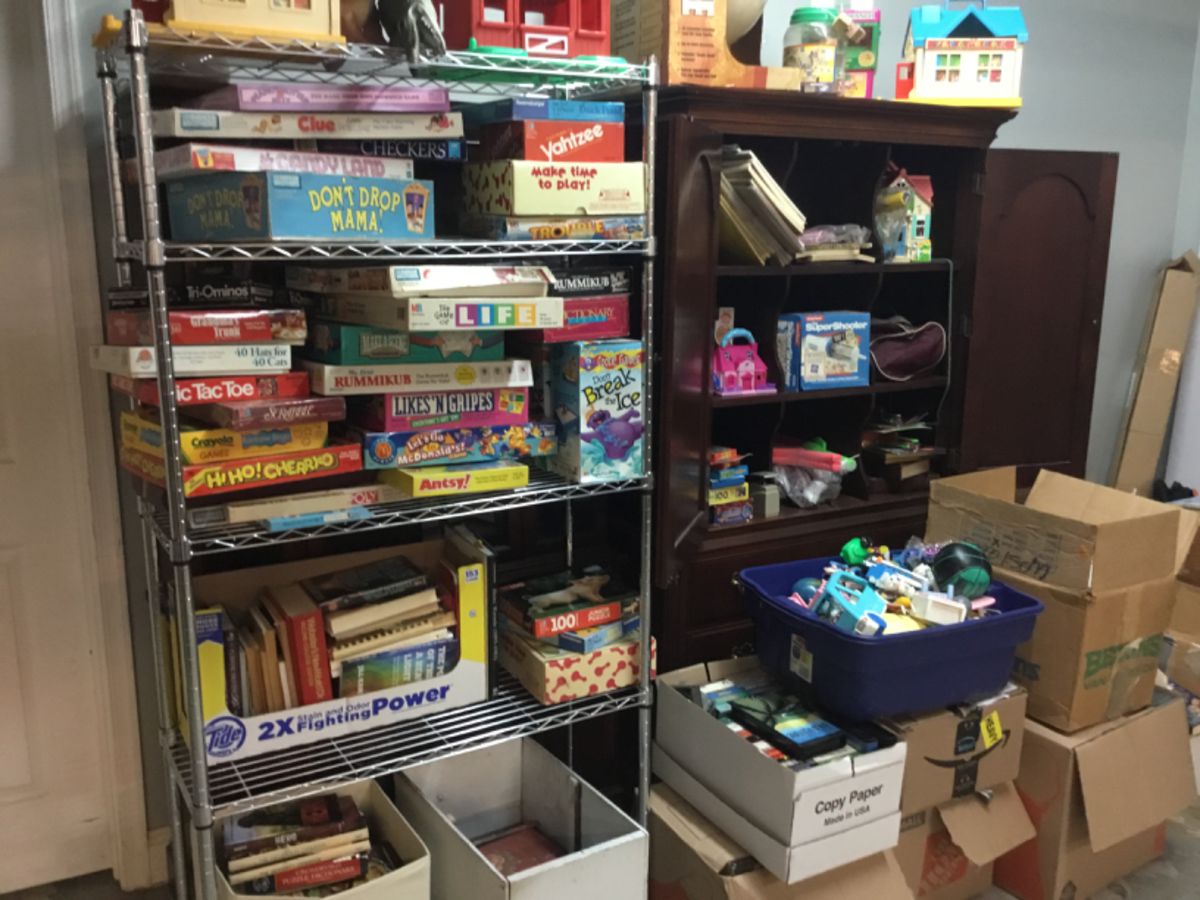 Vintage games and toys