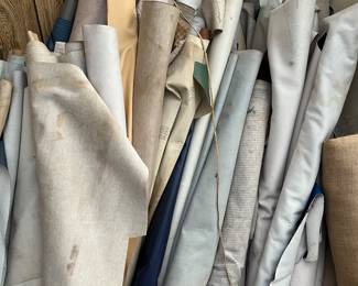 Bolts of fabric 
