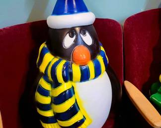 Vintage Chilly Willy Blue Hat Blow Mold 29"