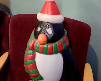 Vintage Chilly Willy Red Hat Blow Mold 29"