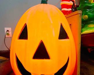 Vintage Jack-O-Lantern Blow Mold XL