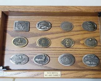 Wichita Businesses Belt Buckles