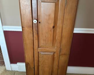 BUY IT NOW $30
Small Pine Storage cabinet 
50” T 23”W 13.5”D