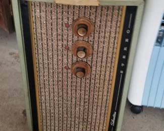 Silvertone portable record player.  