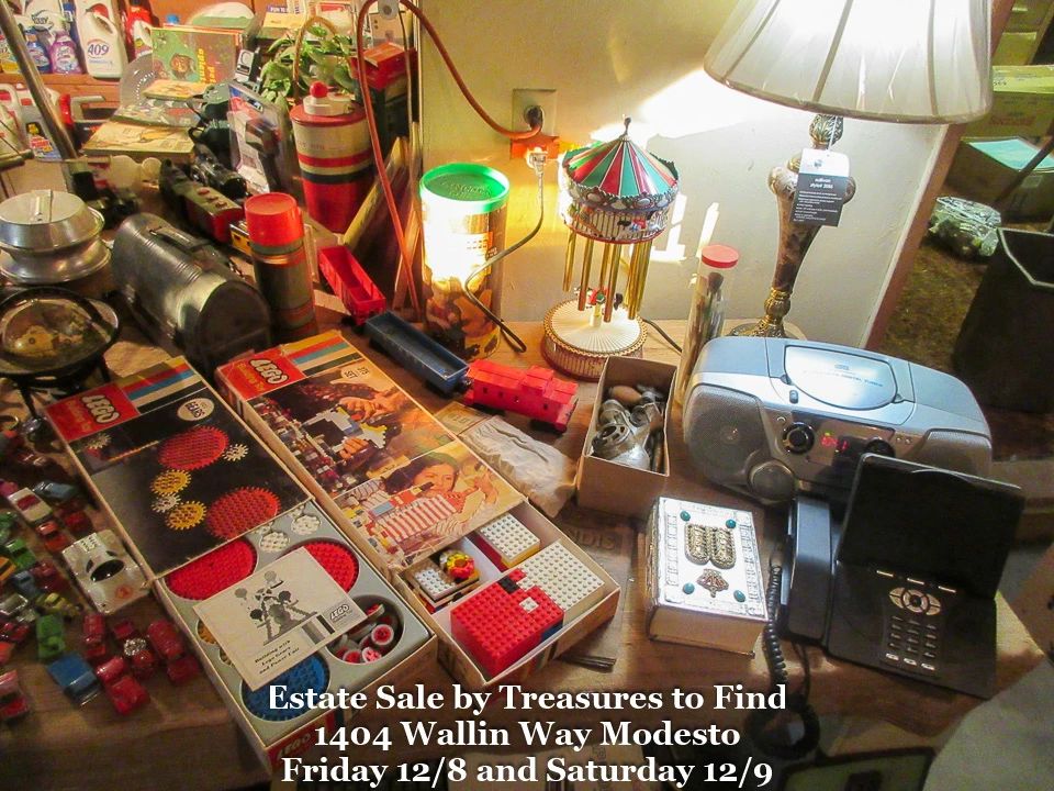 Estate Sale in Modesto by Treasures to Find starts on 12/8/2023