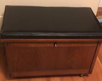 Lane Cabinet on casters with cushion