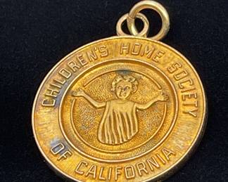 Heavy 10K Gold Pendant