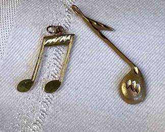 14K gold charms * 2.39g