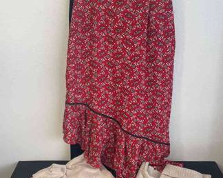 Ann Taylor Cashmere Sweaters Size S * Fancy Black Skirt * Silk Skirt Size 6