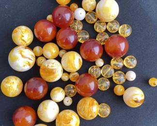 Amber beads