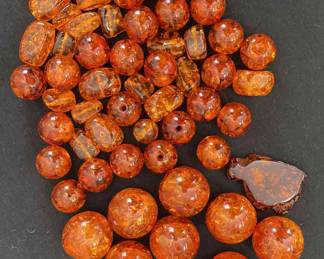 Amber beads