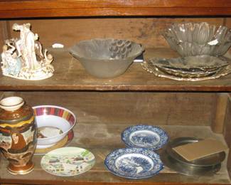 Various items inside the Jackson Press for the Estate Sale