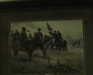 Confederate painting for Estate Sale