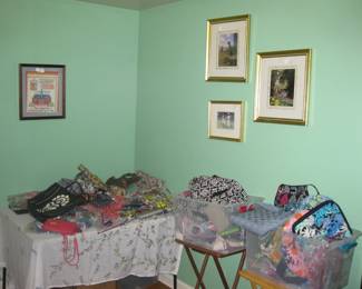 Paintings and Vera Bradleys for Estate Sale