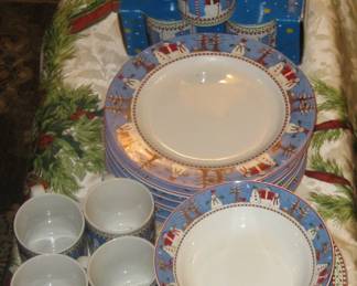 Debbie Mumm dishes for Estate Sale