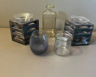 Candleholders and vases