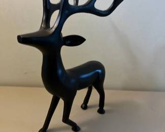 Metal reindeer 14in
