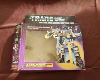 Vintage 80s era Transformer toy.