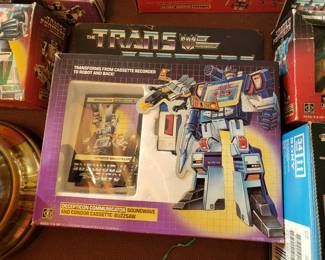 Vintage 80s era Transformer toy.