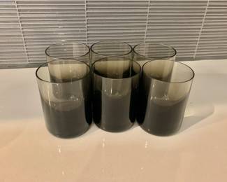 $60 - Set of 6 Moser juice glasses - each 2.75" H, 2" diam