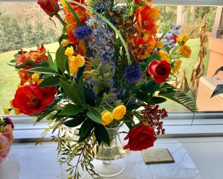 $60 - Floral decor #3 - 28" H overall