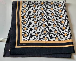 $20 - Beyman scarf black and tan design 
