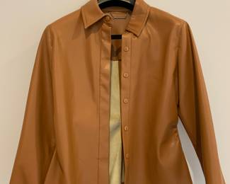 $75 - Elie Tahari leather jacket Size 8