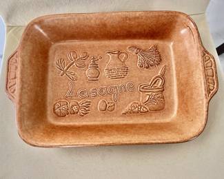 $30 - Lasagna dish Terra Toscana Italy 21/4” H by 12” W by 8” D
