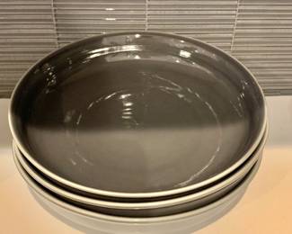 $40 - Set of 3 Williams- Sonoma Pacifica pasta bowls - 8.75" diam, 1.75" H