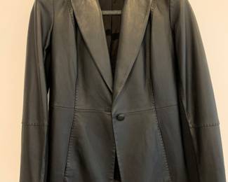 $45 - Per Se Black leather jacket 