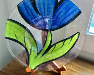 $40 - Kosta Boda plate - 13" diam