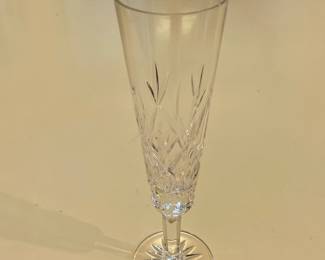 $60 - Single Tiffany  & Co champagne glass - 8.5" H, 2.25" diam