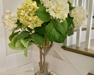 $120 - Hydrangea  floral decorative vase - 33" H