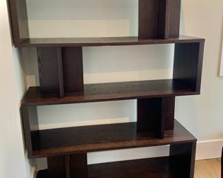 $400 - Contemporary book shelf - 60.5" H, 47.25" W, 15.75" D 