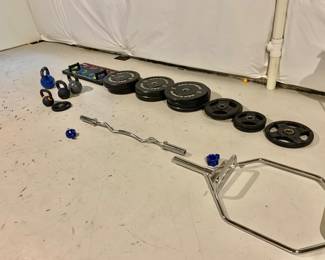 Included with weight bench