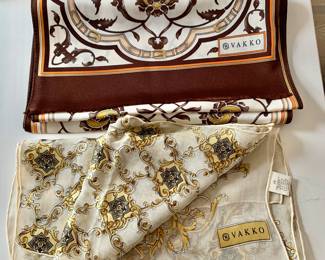 $20 ea - Vakko Vintage scarves 