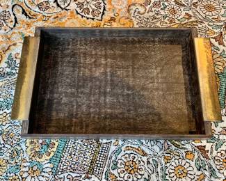 $95 - Michael Aram tray - 22" L, 13.5" W, 2" H