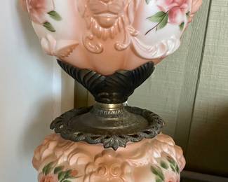 Victorian parlor lamp