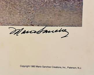 Mario Sanchez signature