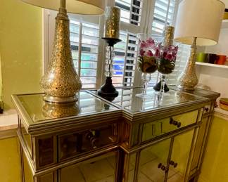 Pier 1 mirrored buffet 