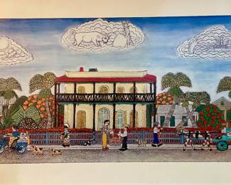 Mario Sanchez signed print