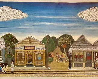 Signed Mario Sanchez print