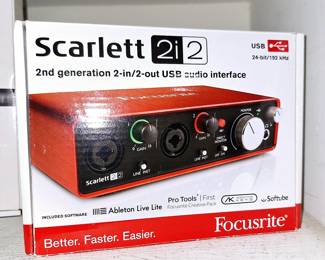 Scarlett audio interface