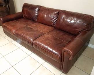 Leather couches