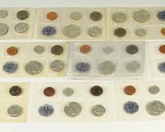 49 10 United States 1957-1963 Silver Coin Proof Sets