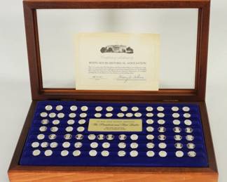 33 1977 Presidents First Ladies Silver Mini Coin Set