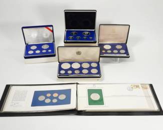 67 5 Jamaica British V.I. Silver Coin Proof Sets